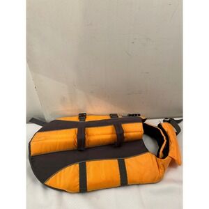 Unbranded Dog Life Jacket Large Orange Reflective Safety Swim Vest Pet